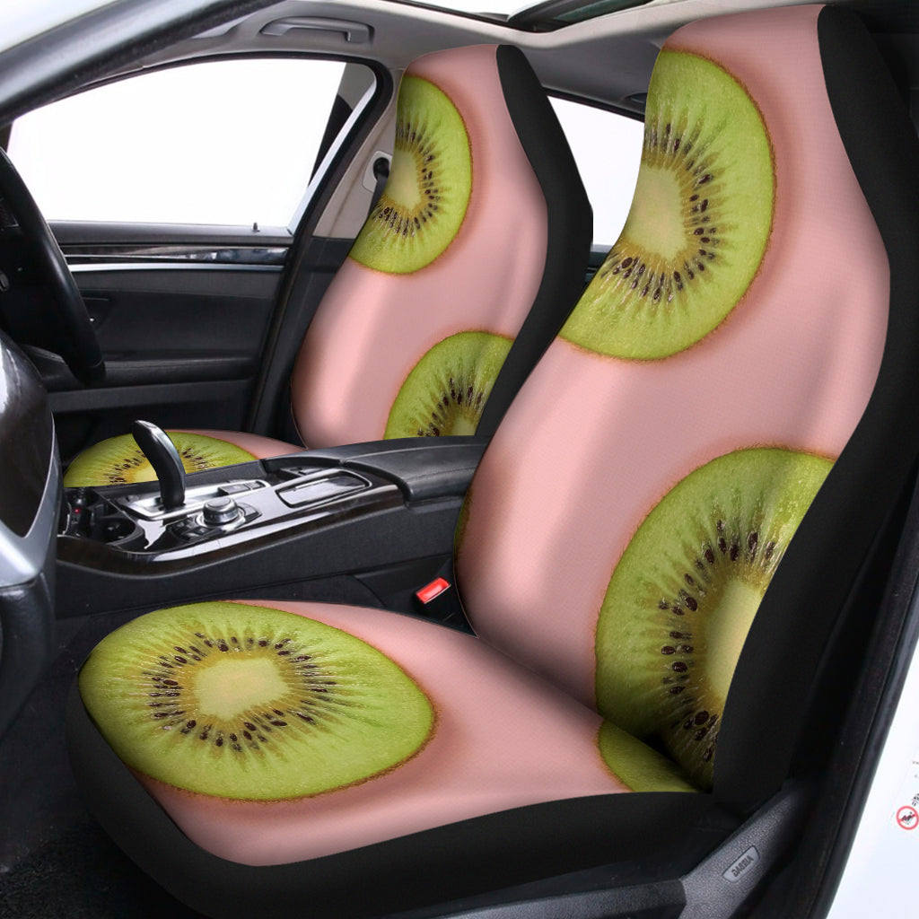 Kiwi Slices Pattern Print Universal Fit Car Seat Covers