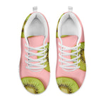 Kiwi Slices Pattern Print White Sneakers