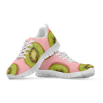 Kiwi Slices Pattern Print White Sneakers