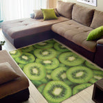 Kiwi Slices Print Area Rug