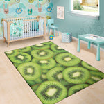 Kiwi Slices Print Area Rug
