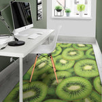 Kiwi Slices Print Area Rug