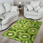 Kiwi Slices Print Area Rug