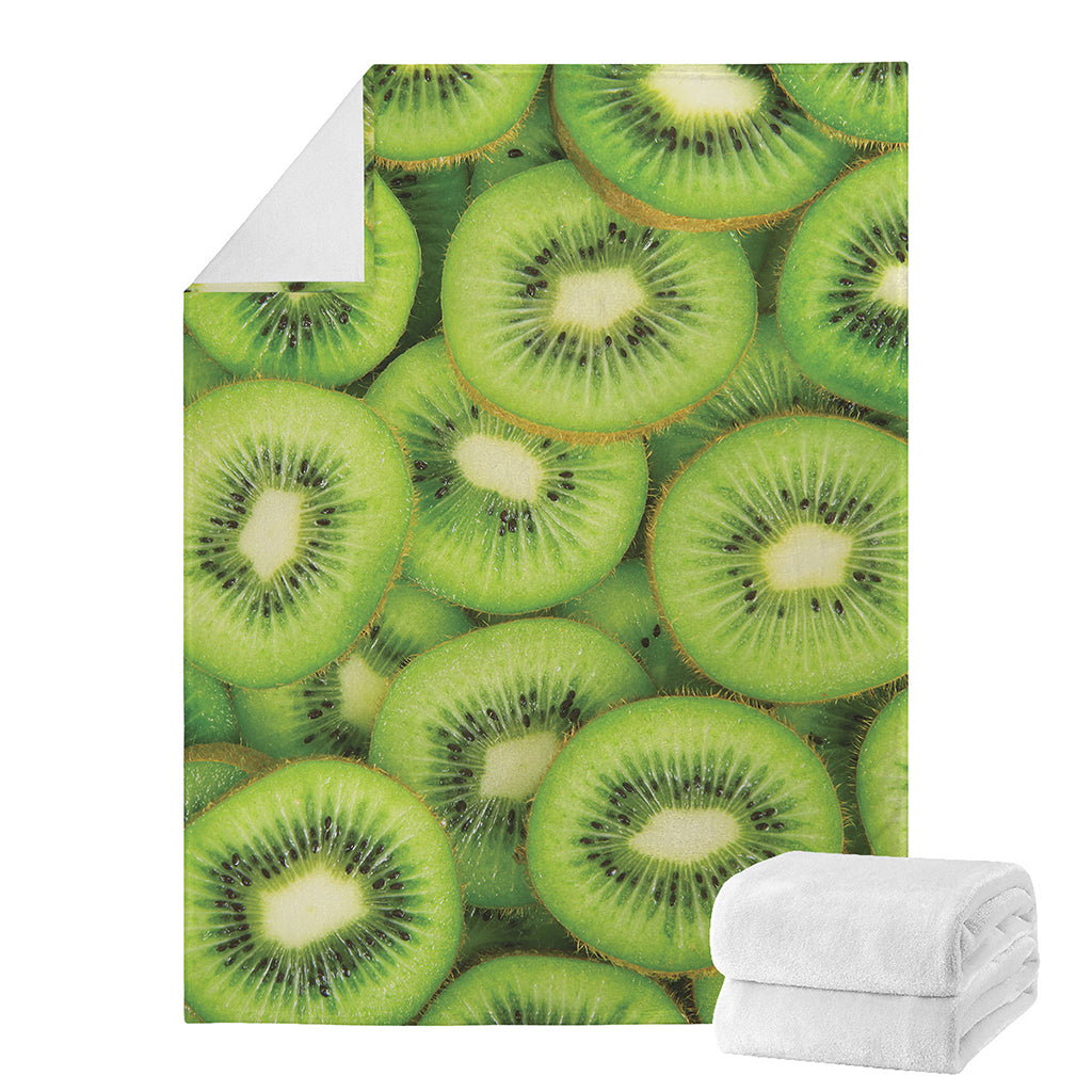 Kiwi Slices Print Blanket