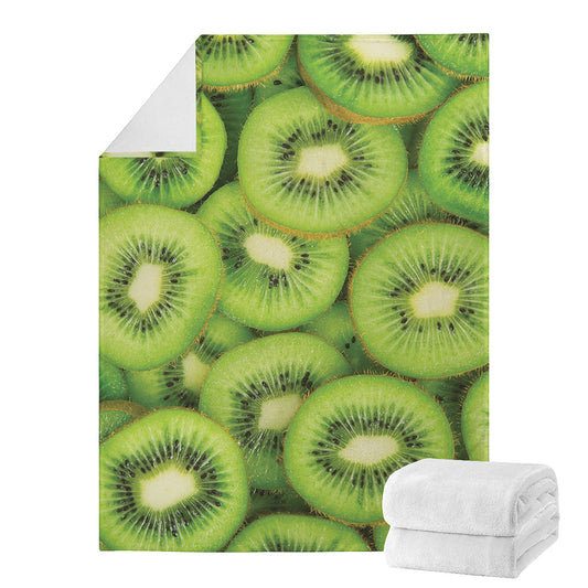 Kiwi Slices Print Blanket
