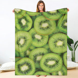 Kiwi Slices Print Blanket