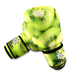 Kiwi Slices Print Boxing Gloves