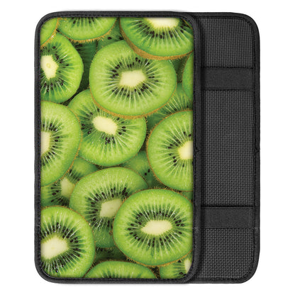 Kiwi Slices Print Car Center Console Cover