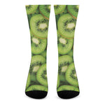Kiwi Slices Print Crew Socks
