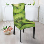 Kiwi Slices Print Dining Chair Slipcover