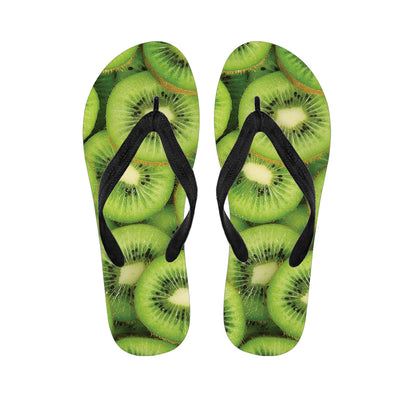 Kiwi Slices Print Flip Flops