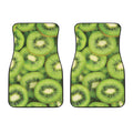 Kiwi Slices Print Front Car Floor Mats