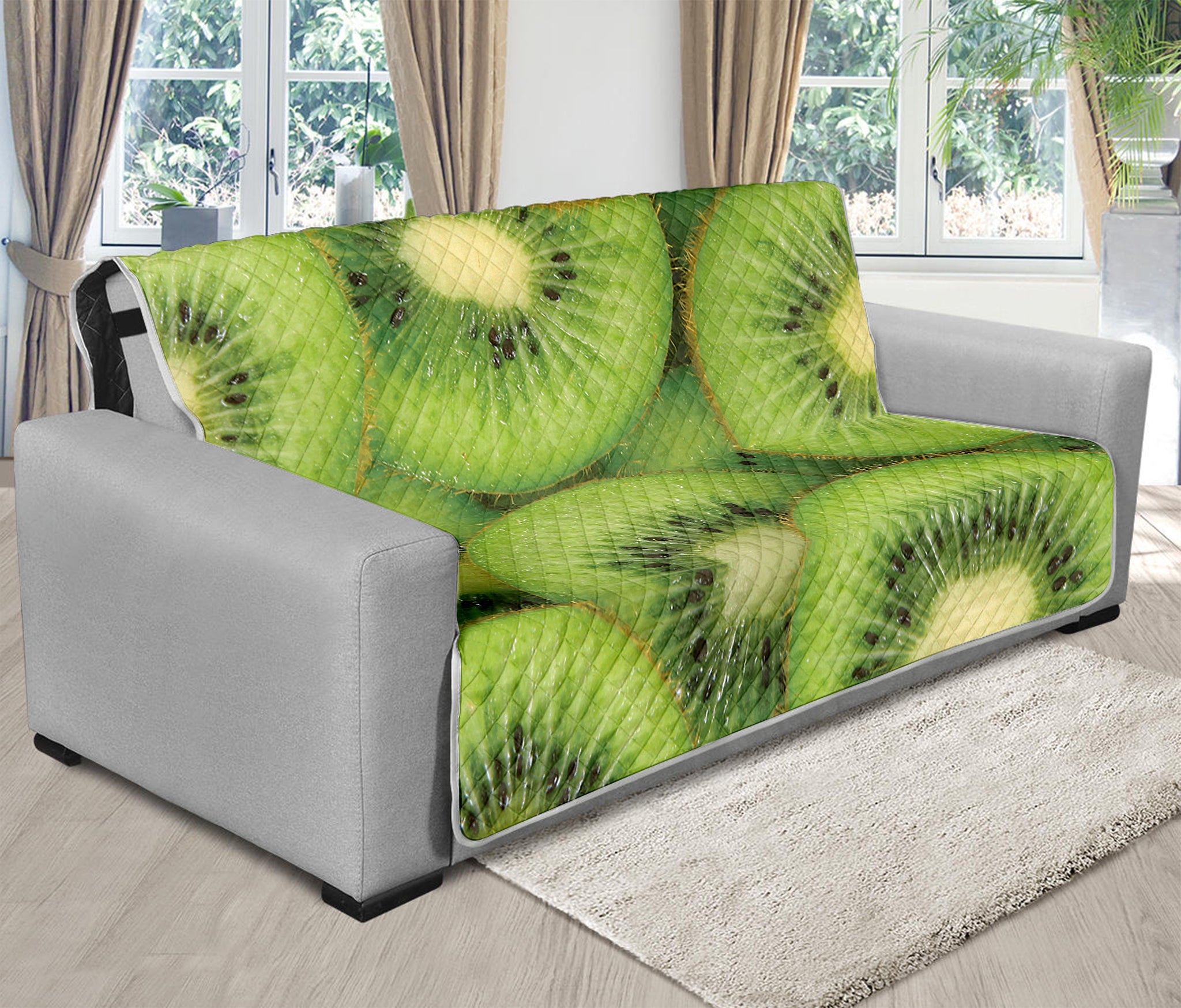 Kiwi Slices Print Futon Protector