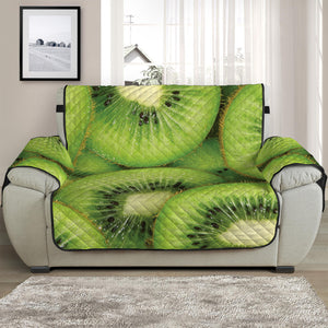 Kiwi Slices Print Half Sofa Protector