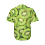 Kiwi Slices Print Men's Baseball Jersey