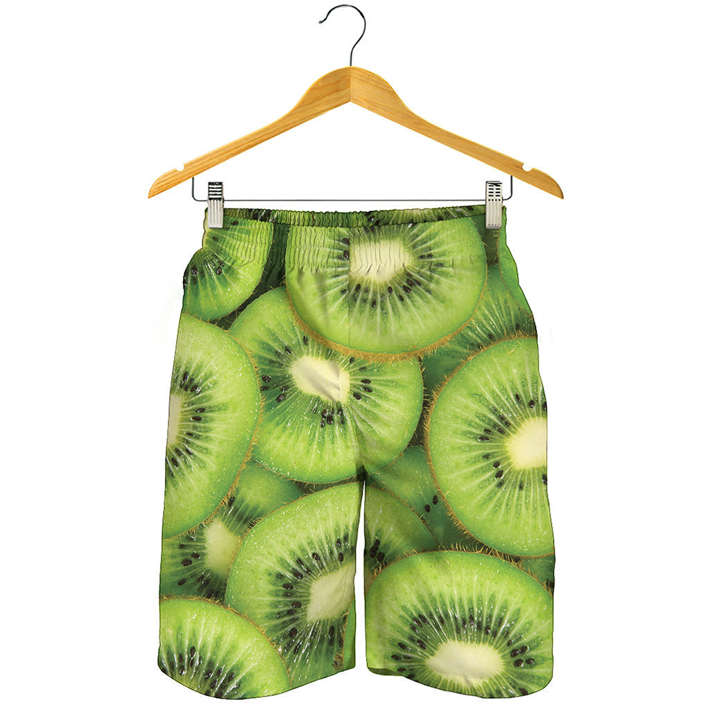 Kiwi Slices Print Men's Shorts