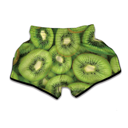 Kiwi Slices Print Muay Thai Boxing Shorts