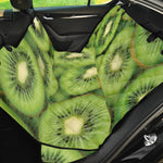 Kiwi Slices Print Pet Car Back Seat Cover