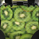 Kiwi Slices Print Pet Car Back Seat Cover