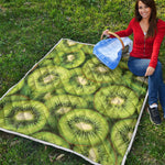 Kiwi Slices Print Quilt