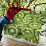 Kiwi Slices Print Quilt