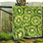 Kiwi Slices Print Quilt