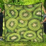 Kiwi Slices Print Quilt