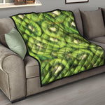 Kiwi Slices Print Quilt