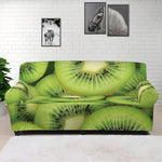 Kiwi Slices Print Sofa Cover