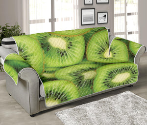 Kiwi Slices Print Sofa Protector