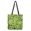 Kiwi Slices Print Tote Bag
