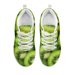 Kiwi Slices Print White Sneakers