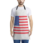 Knitted American Flag Print Apron