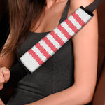 Knitted American Flag Print Car Seat Belt Covers