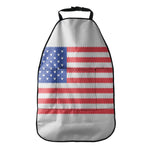 Knitted American Flag Print Car Seat Organizers