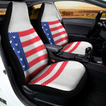 Knitted American Flag Print Universal Fit Car Seat Covers