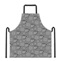 Knitted Raccoon Pattern Print Apron