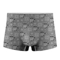 Knitted Raccoon Pattern Print Men's Boxer Briefs