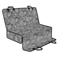Knitted Raccoon Pattern Print Pet Car Back Seat Cover