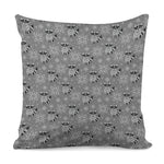 Knitted Raccoon Pattern Print Pillow Cover