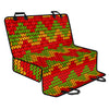 Knitted Reggae Pattern Print Pet Car Back Seat Cover