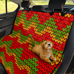 Knitted Reggae Pattern Print Pet Car Back Seat Cover