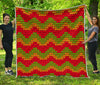 Knitted Reggae Pattern Print Quilt
