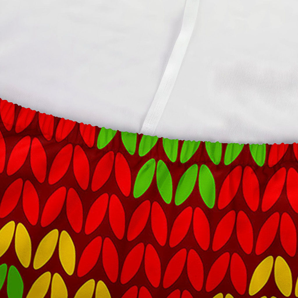 Knitted Reggae Pattern Print Sofa Cover