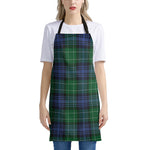 Knitted Scottish Plaid Print Apron