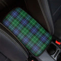 Knitted Scottish Plaid Print Car Center Console Cover