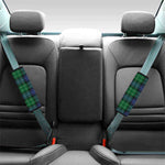 Knitted Scottish Plaid Print Car Seat Belt Covers
