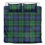 Knitted Scottish Plaid Print Duvet Cover Bedding Set