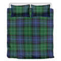 Knitted Scottish Plaid Print Duvet Cover Bedding Set