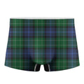 Knitted Scottish Plaid Print Men's Boxer Briefs